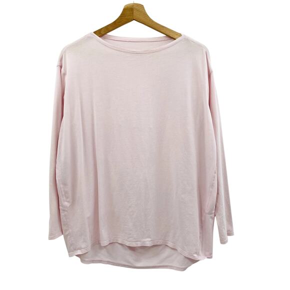 Lululemon light pink slouch back long sleeve tee - Picture 2 of 4